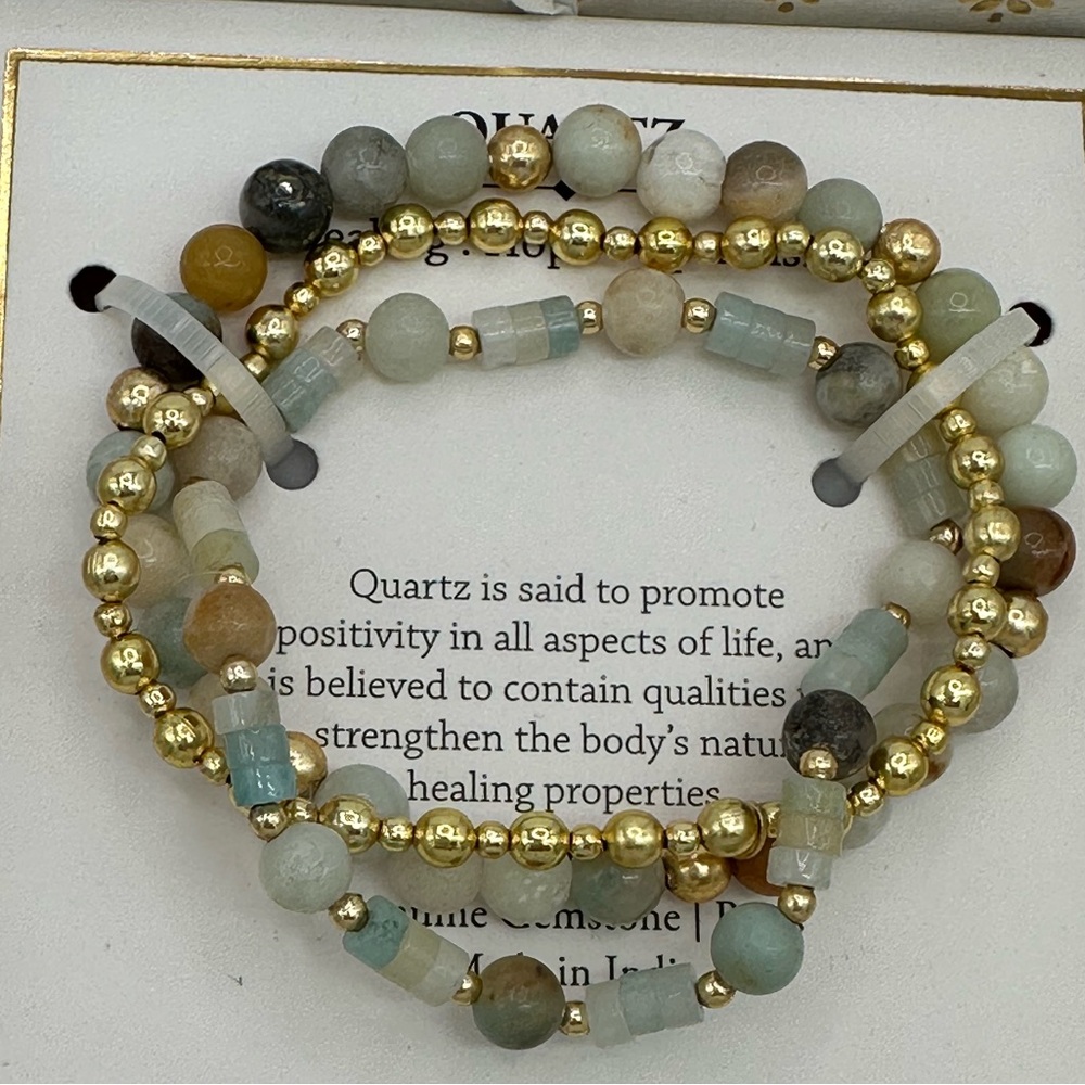 Quartz Three Bracelets Made In India - Picture 6 of 7